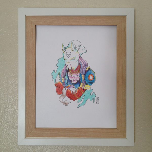 Masked Atomsk - framed original | leeaux